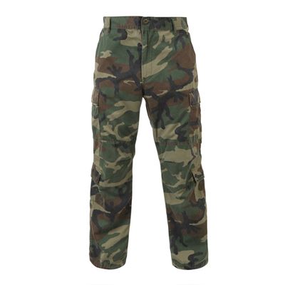 Spodnie VINTAGE PARATROOPER WOODLAND
