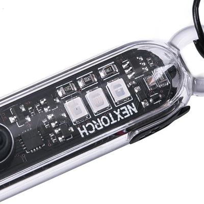 Latarka K40 wielofunkcyjna 3 kolory światła + UV NEXTORCH K40-365UV 2