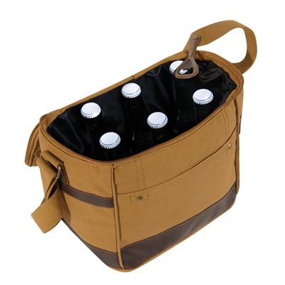 Torba COOLER chłodząca z płótna na butelki COYOTE