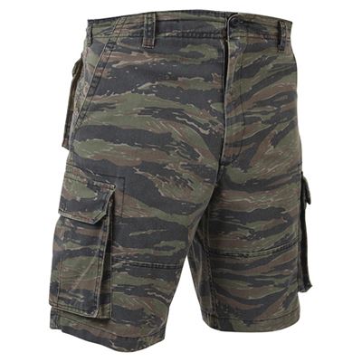 Szorty VINTAGE PARATROOPER TIGER STRIPE CAMO