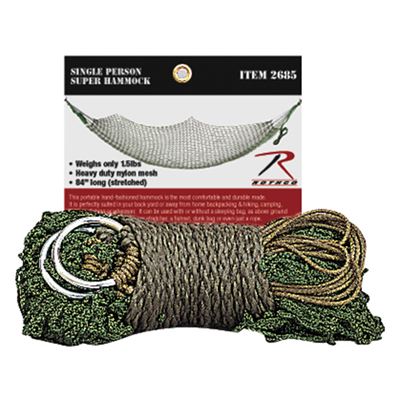 Sieć hamakowa SUPER HAMMOCK ZIELONA