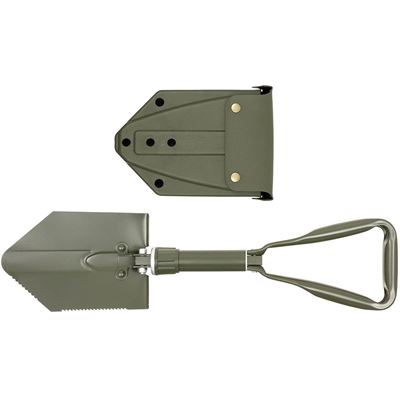 Łopatka polowa BW 3-częściowa, wyjątkowo stabilna, ZIELONA