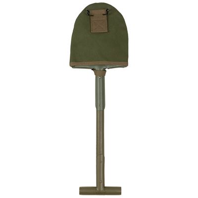 Składana łopatka z uchwytem w kształcie litery T, model amerykański M10, wraz z etui MFH 27045 3