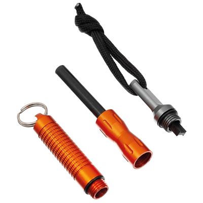 Fotel COMPACT 3-częściowy ALU pomarańczowy