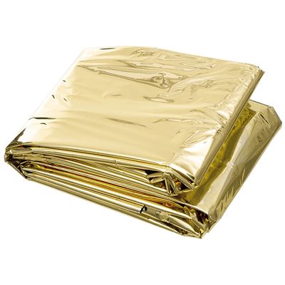 Folia ratunkowa Alu 213x132 cm ZŁOTA / SREBRNA