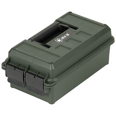 Pudełko na amunicję AMMO BOX plastikowe mniejsze ZIELONE