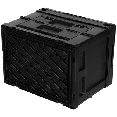 Skrzynia składana 20 l plastikowa CZARNY