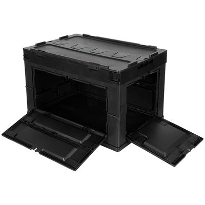 Skrzynka składana 60 l plastikowa CZARNY