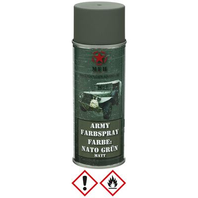 Farba ARMY w sprayu 400 ml NATO ZIELONA