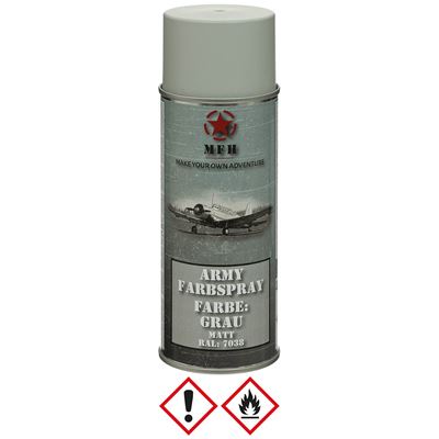 Farba ARMY w sprayu 400 ml SZARA