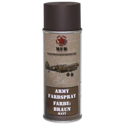 Kolor ARMY w sprayu 400 ml RAL 8027 MATT BRĄZOWY