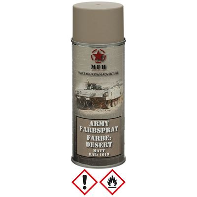 Farba w sprayu ARMY 400ml RAL 1019 MATT DESERT