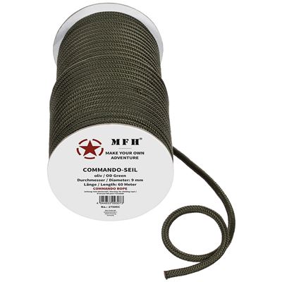 Linka polipropylenowa ø 9 mm / 60 m ZIELONA