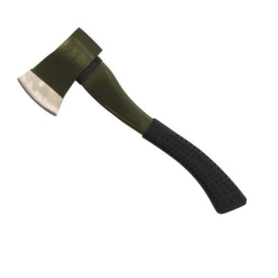 Siekiera DELUXE FIBERGLASS 38cm z gumową rękojeścią ZIELONA