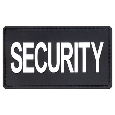 Plastikowa naszywka SECURITY na rzep