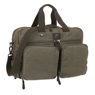 Torba/plecak wielofunkcyjny płócienny BRIEFCASE ZELENÁ