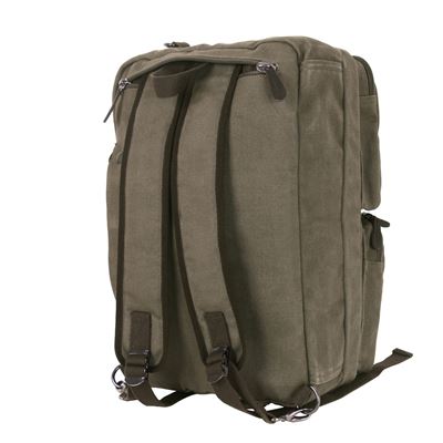 Torba/plecak wielofunkcyjny płócienny BRIEFCASE ZELENÁ