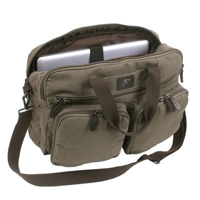 Torba/plecak wielofunkcyjny płócienny BRIEFCASE ZELENÁ