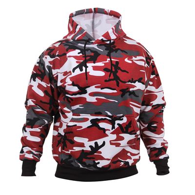 Bluza z kapturem RED CAMO