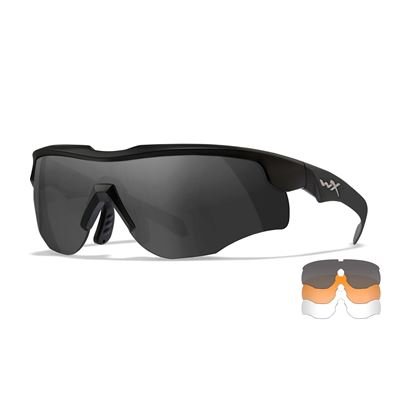 Okulary strzeleckie WX ROGUE COMM zestaw 3 okularów oprawka BLACK