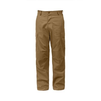 Spodnie BDU RELAXED ZIPPER FLY COYOTE BROWN