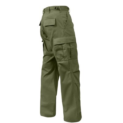 Spodnie BDU RELAXED ZIPPER FLY ZIELONE