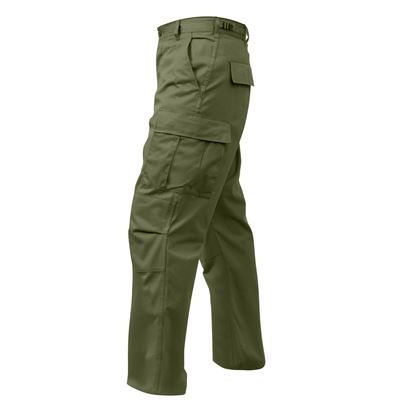 Spodnie BDU RELAXED ZIPPER FLY ZIELONE