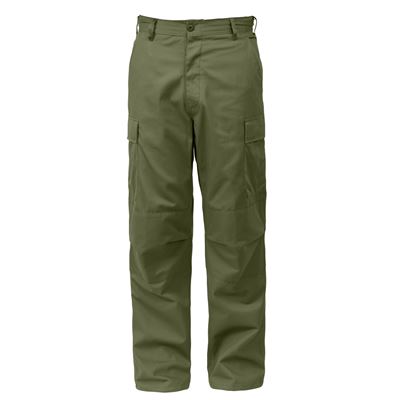 Spodnie BDU RELAXED ZIPPER FLY ZIELONE