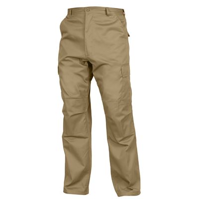 Spodnie BDU RELAXED ZIPPER FLY KHAKI