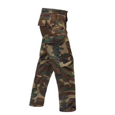 Spodnie BDU RELAXED ZIPPER FLY WOODLAND
