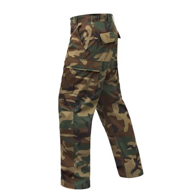 Spodnie BDU RELAXED ZIPPER FLY WOODLAND