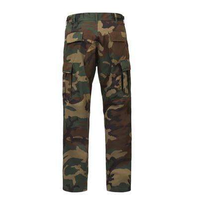 Spodnie BDU RELAXED ZIPPER FLY WOODLAND