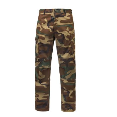 Spodnie BDU RELAXED ZIPPER FLY WOODLAND