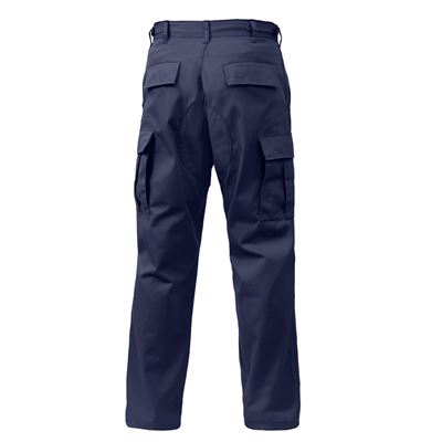 Spodnie BDU RELAXED ZIPPER FLY NIEBIESKIE