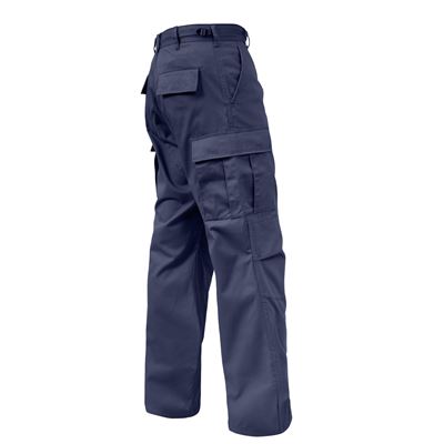 Spodnie BDU RELAXED ZIPPER FLY NIEBIESKIE