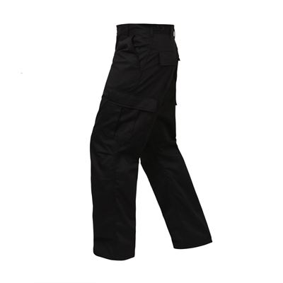 Spodnie BDU RELAXED ZIPPER FLY CZARNE