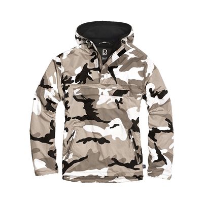 Kurtka wiatrówka z kapturem WINDBREAKER URBAN CAMO