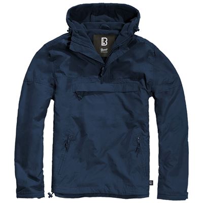 Kurtka wiatrówka z kapturem WINDBREAKER NIEBIESKA