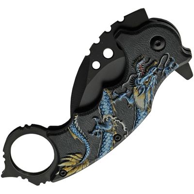 Scyzoryk DRAGON karambit NIEBIESKI
