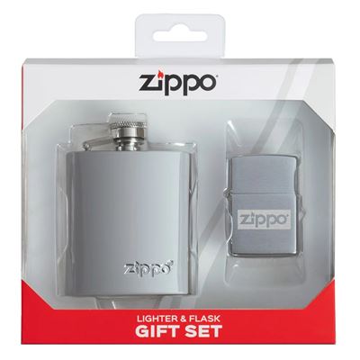 Zapalovač a placatka 3oz ZIPPO dárkové balení