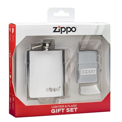 Zapalovač a placatka 3oz ZIPPO dárkové balení