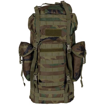 Plecak bojowy MOLLE 65 l wyściełany + wzmocnienie ALU WOODLAND MFH 30250T 2
