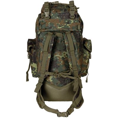 Plecak bojowy MOLLE 65l wyściełany + wzmocnienie ALU FLECKTARN