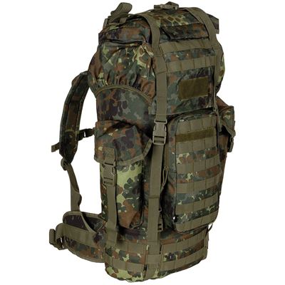 Plecak bojowy MOLLE 65l wyściełany + wzmocnienie ALU FLECKTARN