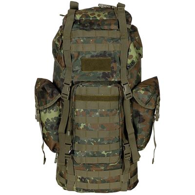 Plecak bojowy MOLLE 65 l wyściełany + wzmocnienie ALU FLECKTARN MFH 30250V 2
