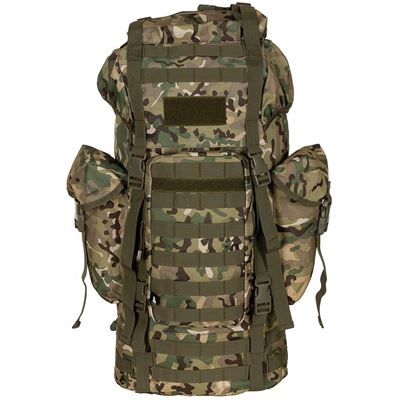Plecak bojowy MOLLE 65 l wyściełany + wzmocnienie ALU OPERATION CAMO MFH 30250X 2