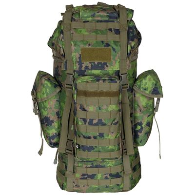 Plecak bojowy MOLLE 65l wyściełany + wzmocnienie ALU M05 tarn
