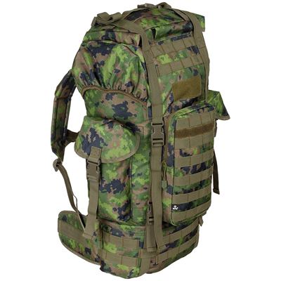 Plecak bojowy MOLLE 65l wyściełany + wzmocnienie ALU M05 tarn