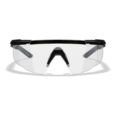 Okulary strzeleckie SABER ADVANCED BLACK z ramką CLEAR