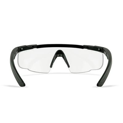 Okulary strzeleckie SABER ADVANCED BLACK z ramką CLEAR